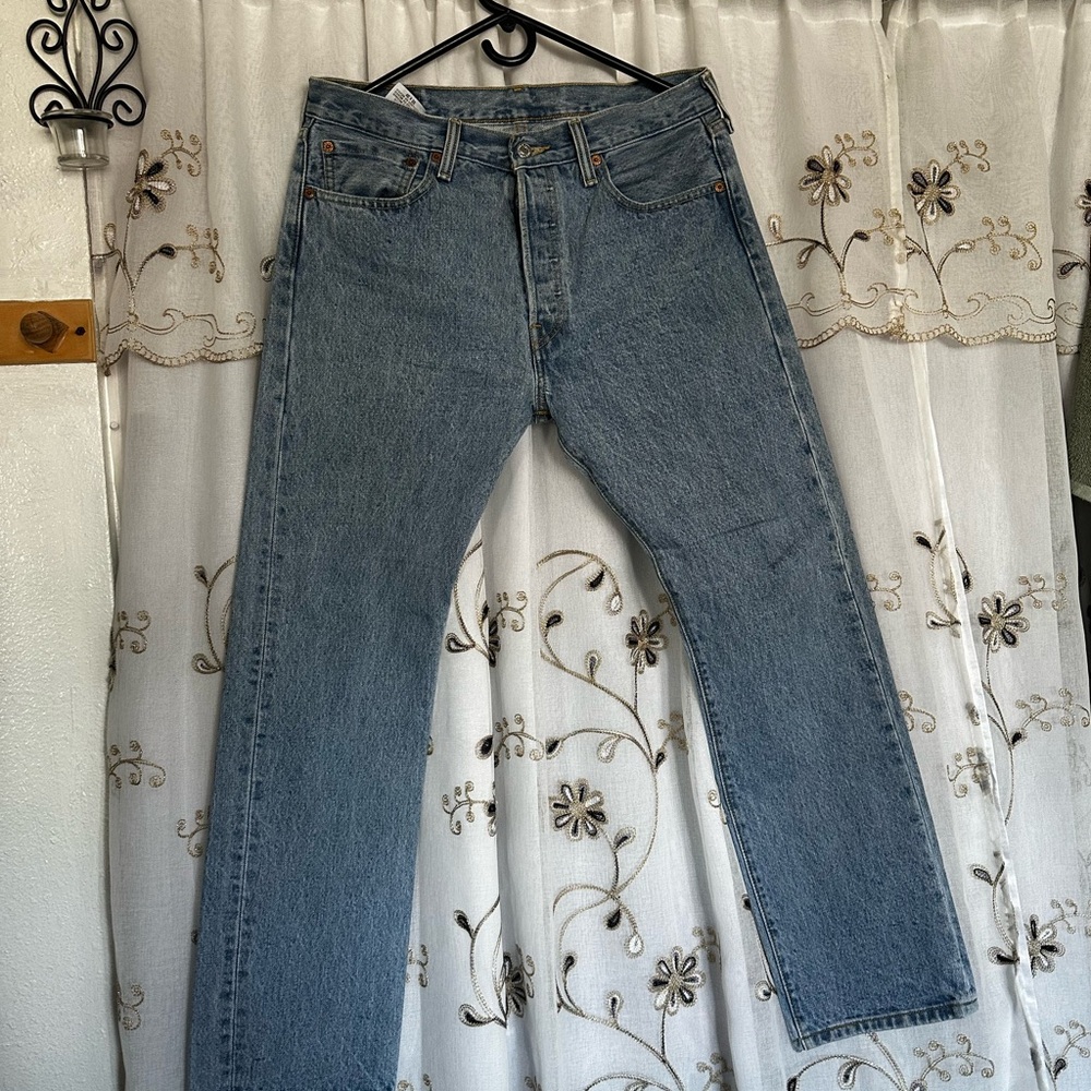 501 original Classic Blue Denim Jeans